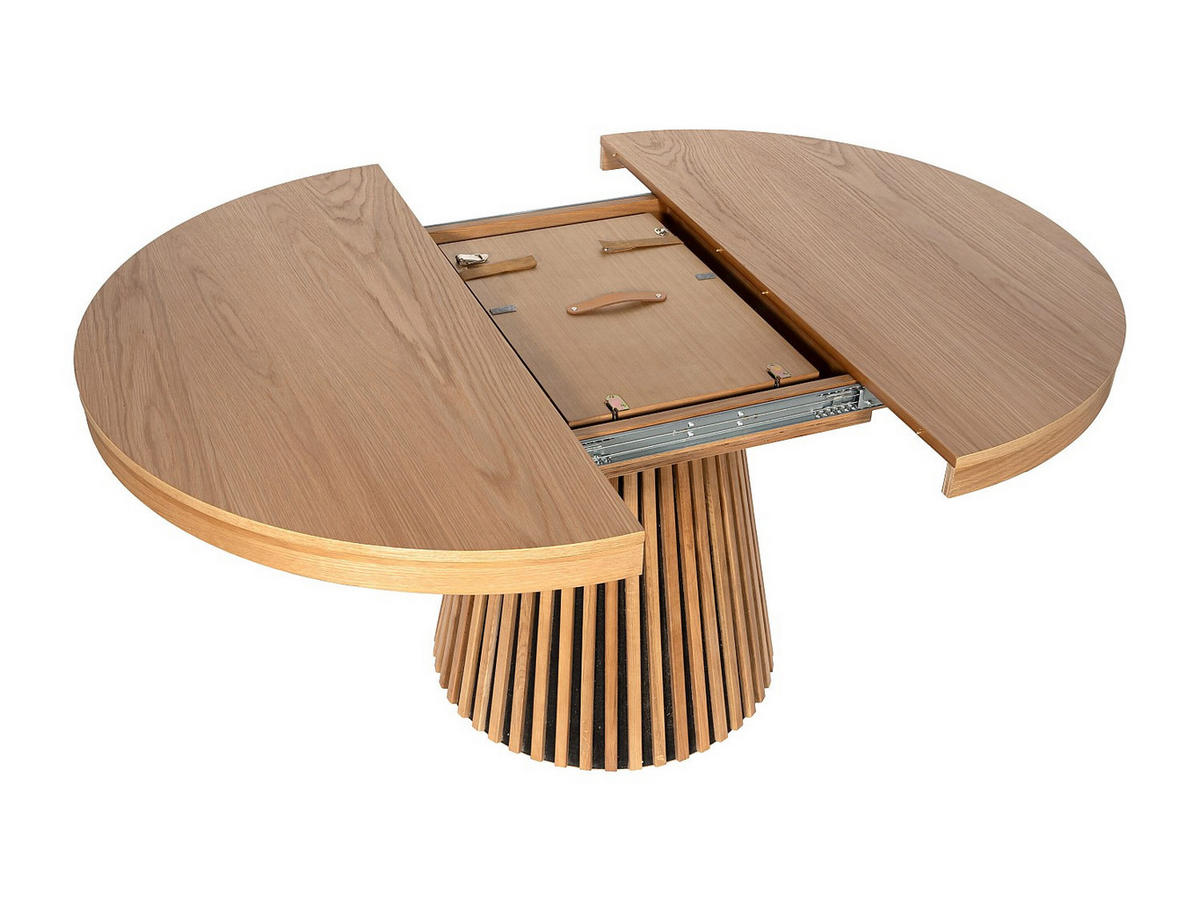 ESSTISCH - 4 Personen, 6 Personen - holz - naturfarben hell Carmiza - Naturfarben, Holz (120/160/75cm) - Vente-Unique