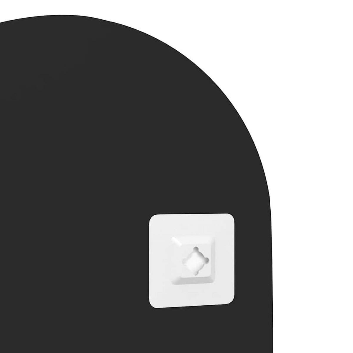 WANDSPIEGEL 45x100 cm Glas Oval - Silberfarben, Glas (45/100/100cm) - furnicato