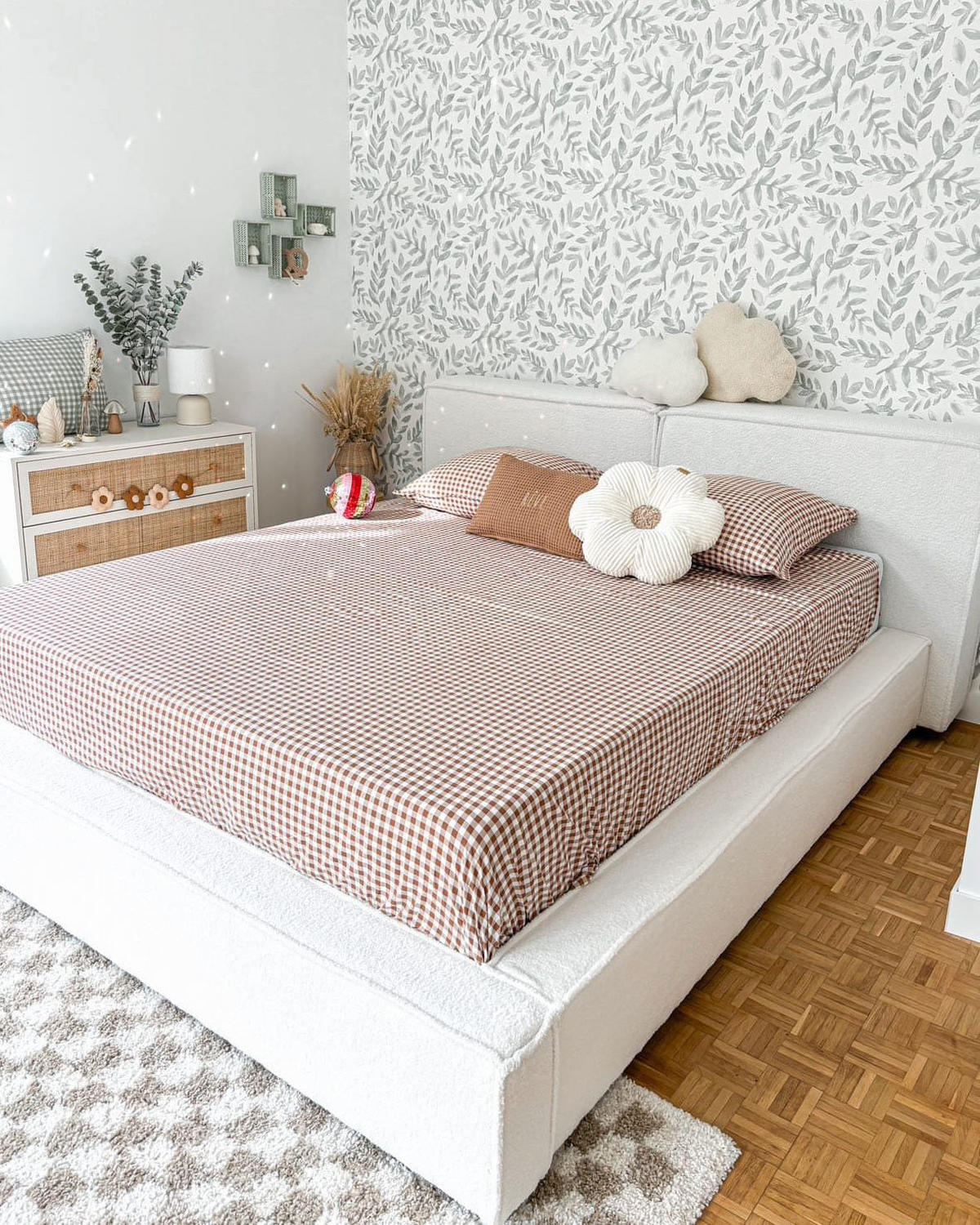 POLSTERBETT mit Lattenrost 160x200 cm Weiß Linards - Weiß, Textil (160/200cm) - Beliani