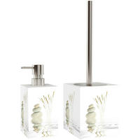 BADEZIMMER Set Balance - Weiß, Kunststoff (7/17/7cm) - Sanilo