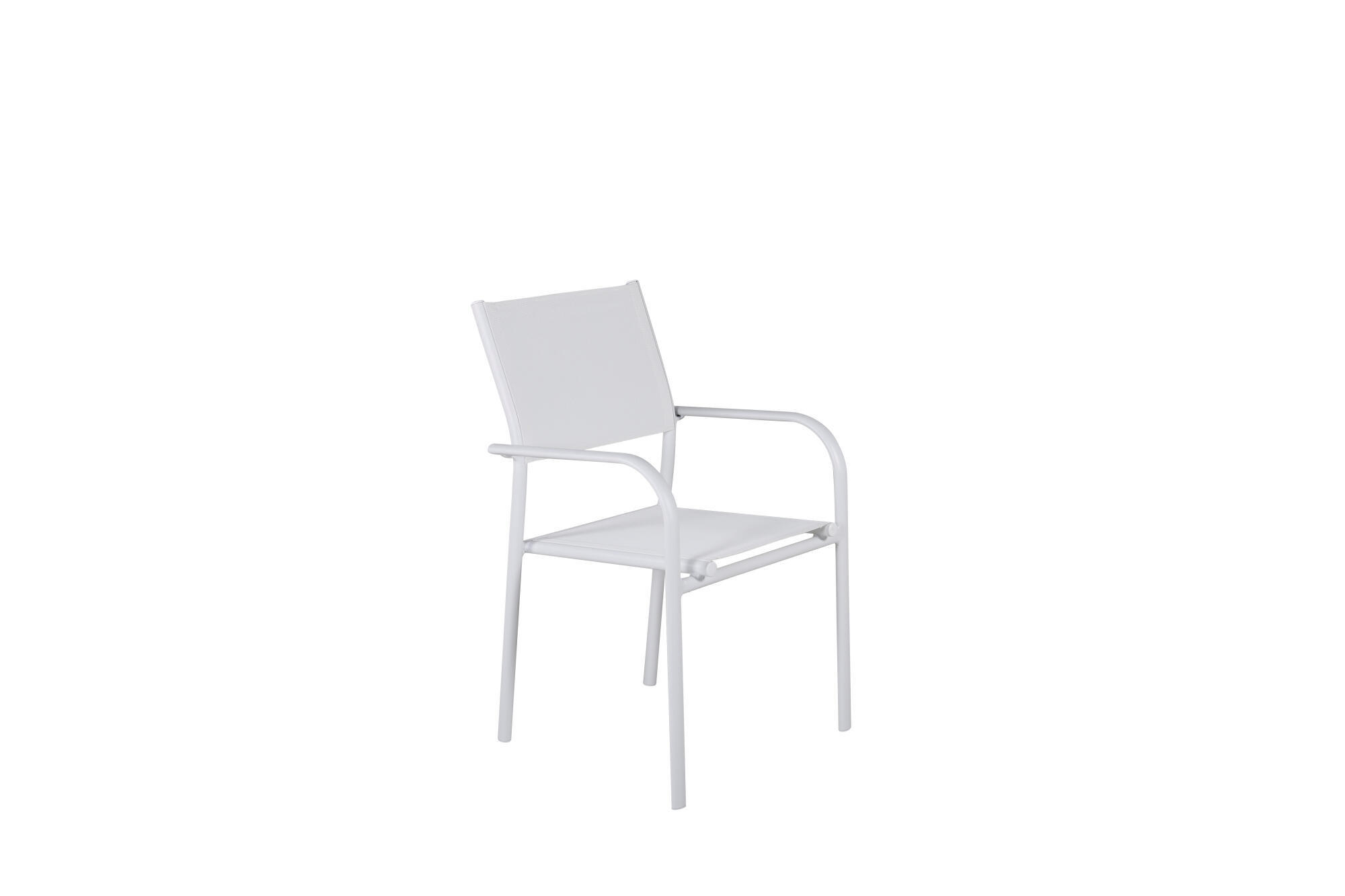 Furnlux Gartenessstuhl Weiß 56x90x55 cm