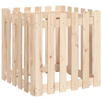 PFLANZKÜBEL Lattenzaun-Design 60x60x60 cm Massivholz Kiefer - Naturfarben, Holz (60/60/60cm)