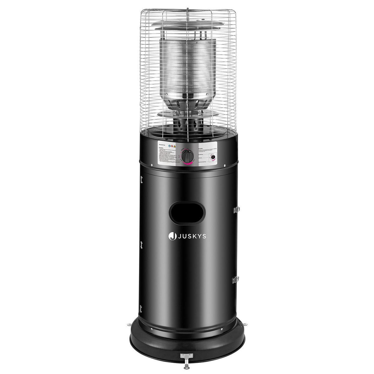 GASHEIZUNG Cuna - Schwarz, Metall (38/137/38cm) - Juskys