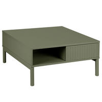 COUCHTISCH - Olivgrün, Holz/Holzwerkstoff (80/80/40cm) - home24