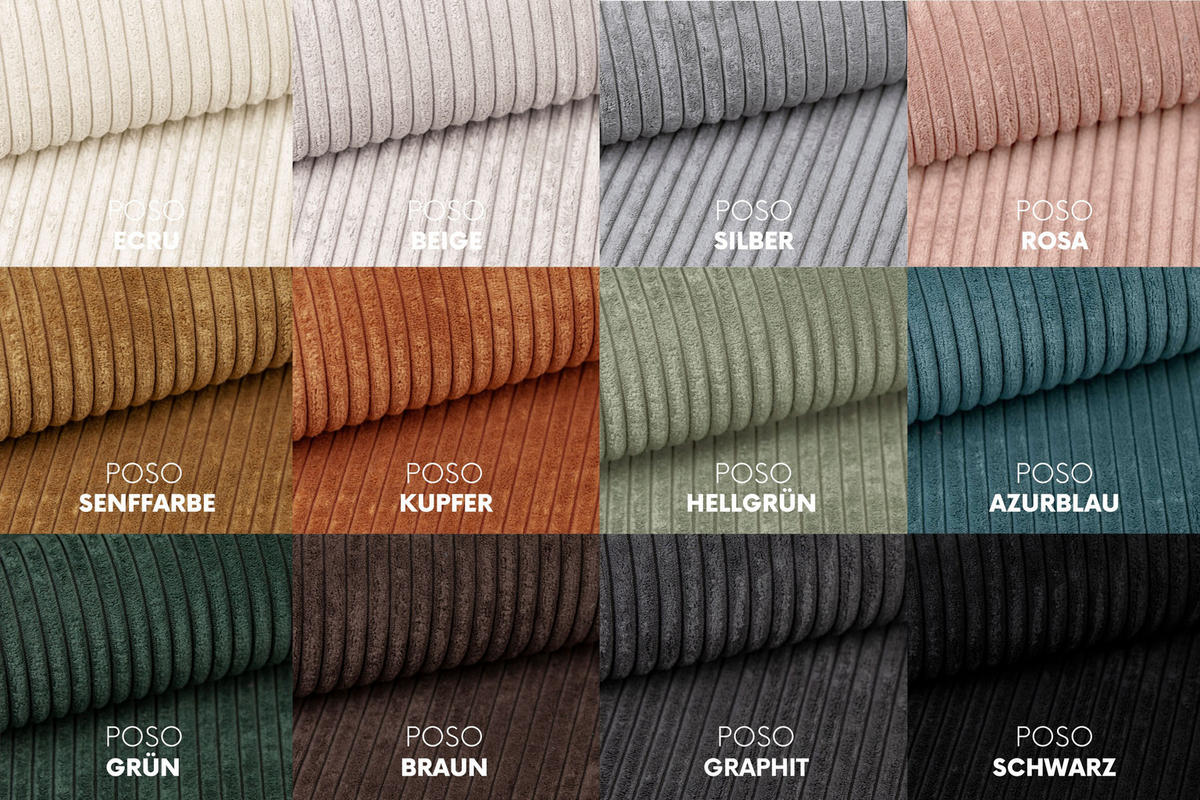 SCHLAFSOFA Mit Bettkasten DUO, Stoff Poso, Ecru - Ecru, Holz (198/89/90cm) - Kaiser Möbel