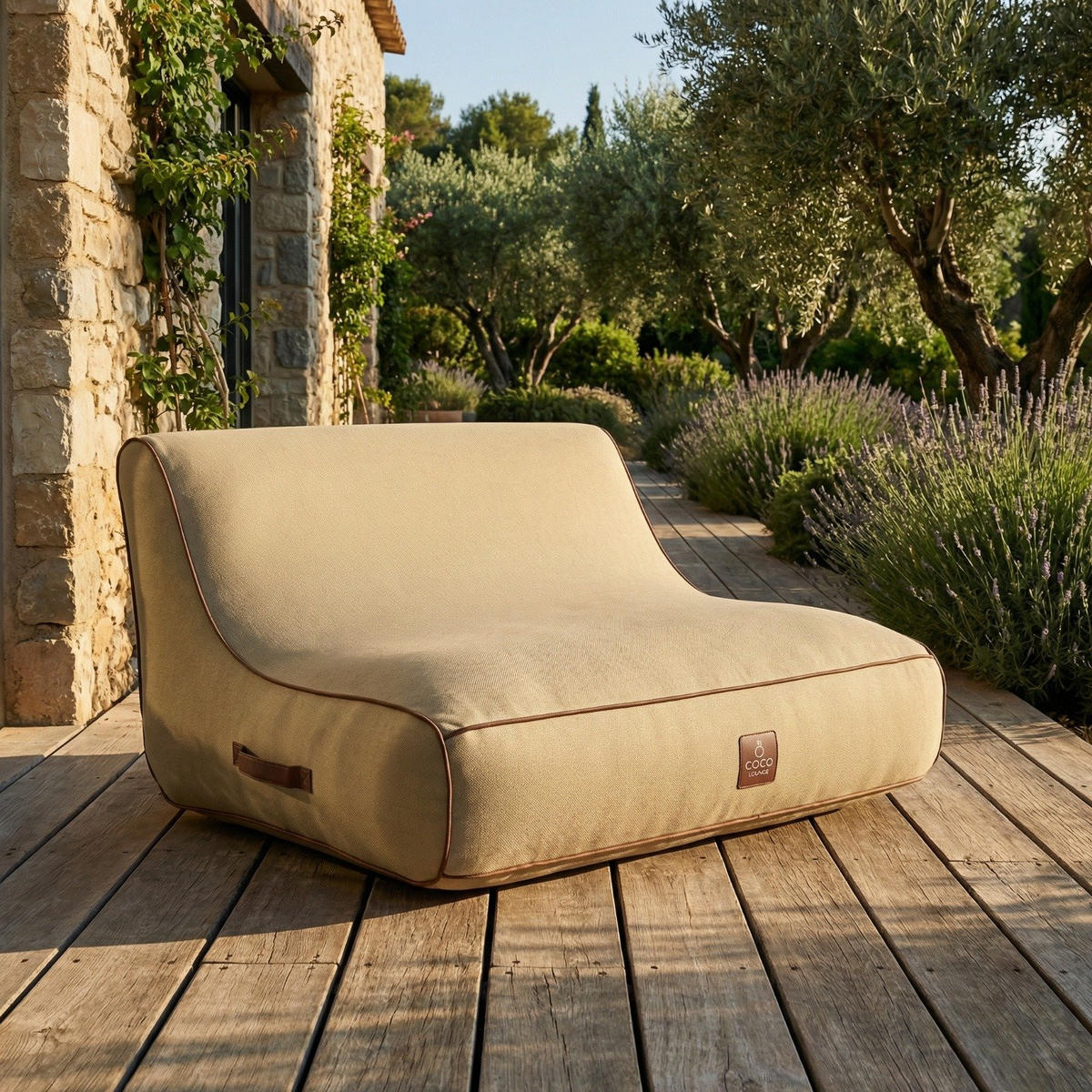 LOUNGESOFA ALIZÉ Beige - Beige, Kunststoff/Textil (160/75/105cm) - Coco Lounge