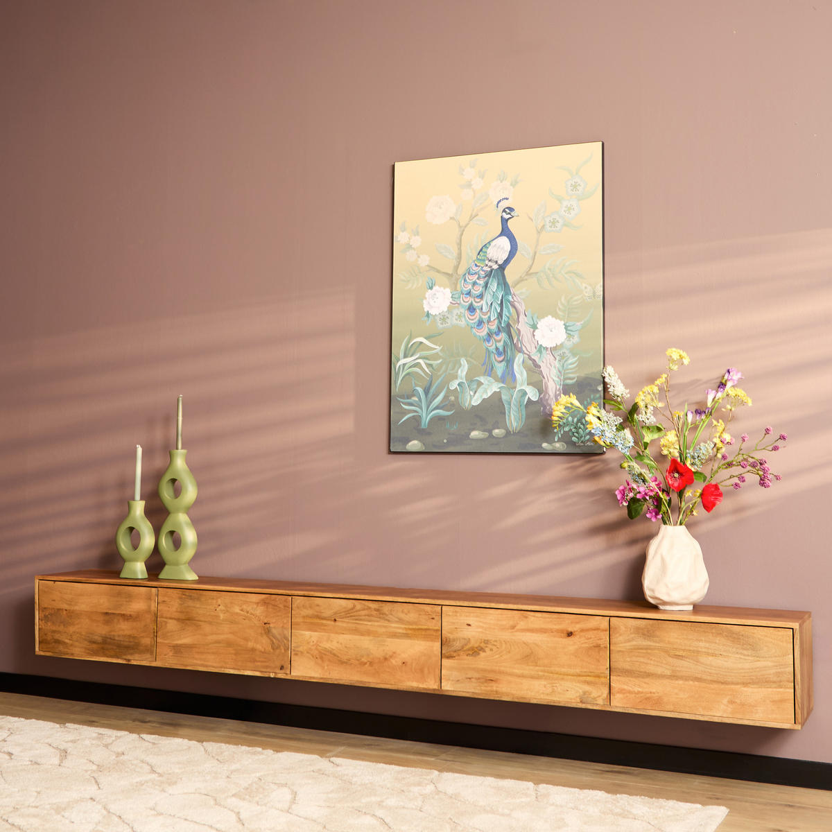 TV-MÖBEL Vision Braun 30/280/35 cm - Braun, Holz (280/35/30cm) - Starfurn