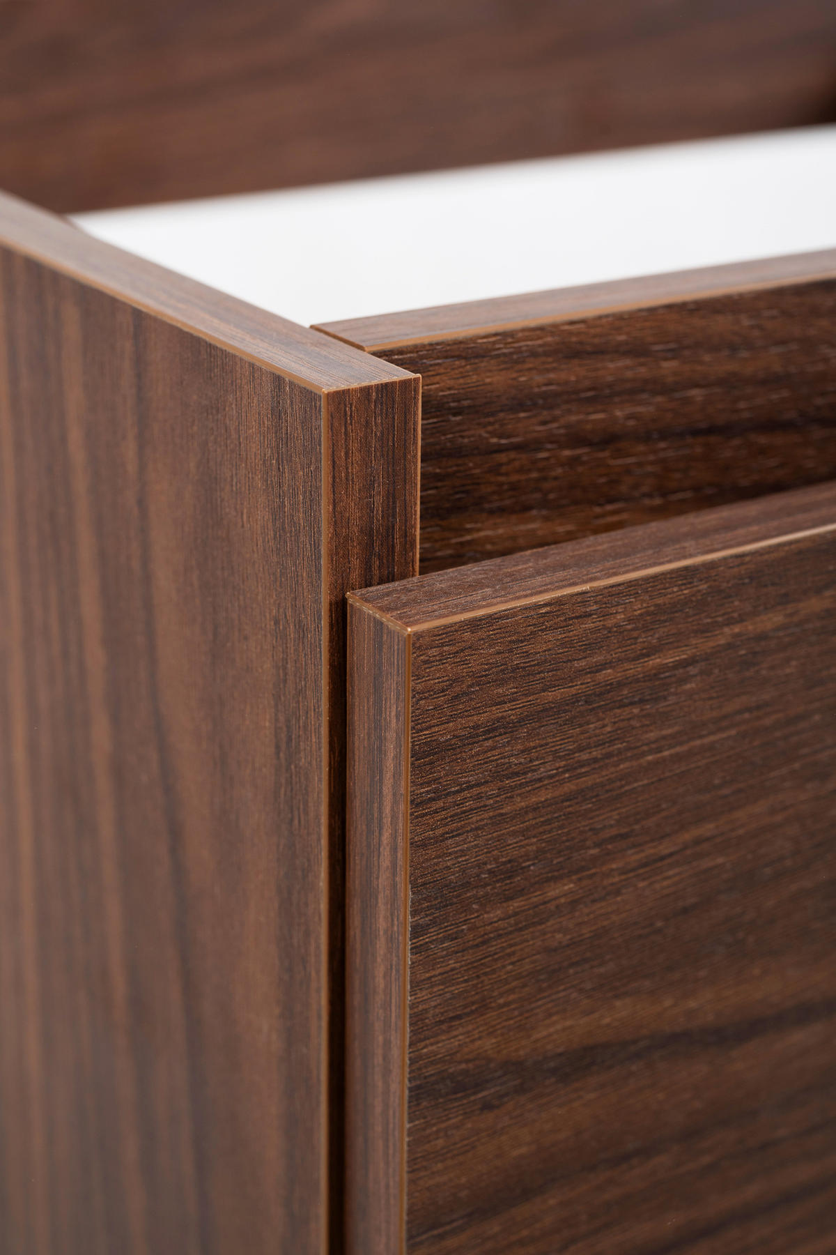 BADEZIMMERSCHRANK, Farbe: Eiche-Nussbaum, 80 x 46 x 60,7 cm, ohne Waschtischplatte - Eichefarben, Holzwerkstoff (80/60.7/46cm) - 3XE LIVING