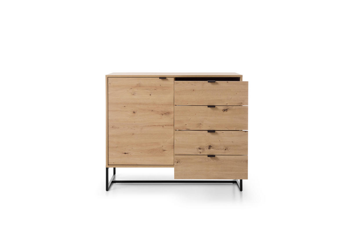 SIDEBOARD BEIGE - Beige, Holzwerkstoff (103/89/39cm) - FURNLUX