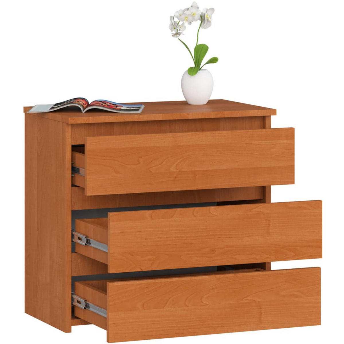 NACHTTISCH Erlefarben 57/60/35 - Erlefarben, Holzwerkstoff (60/57/35cm) - RAUMHIRSCH FURNITURE