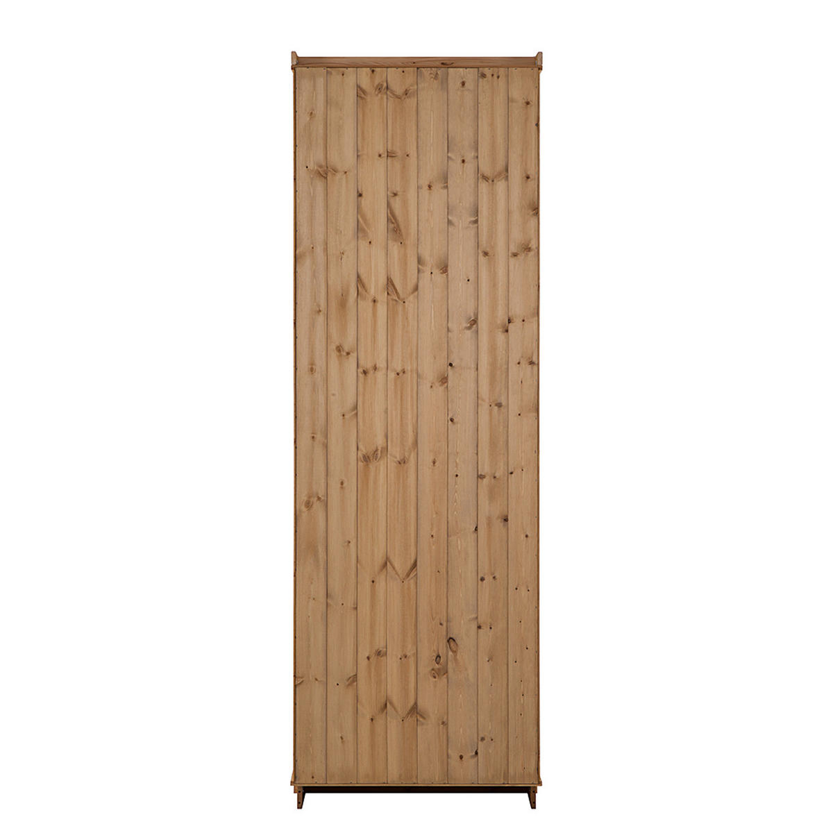 REGAL mit Türen - Kiefer massiv - Kieferfarben, Holz (74/223/37cm) - home24