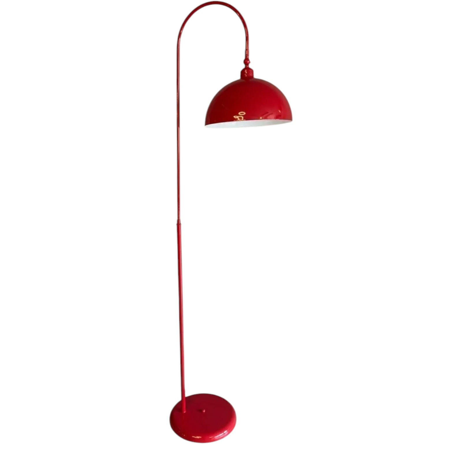 STEHLAMPE Gorkiede E27 mit Dimmer - Rot, Metall (37/37/170cm) - Bamyum