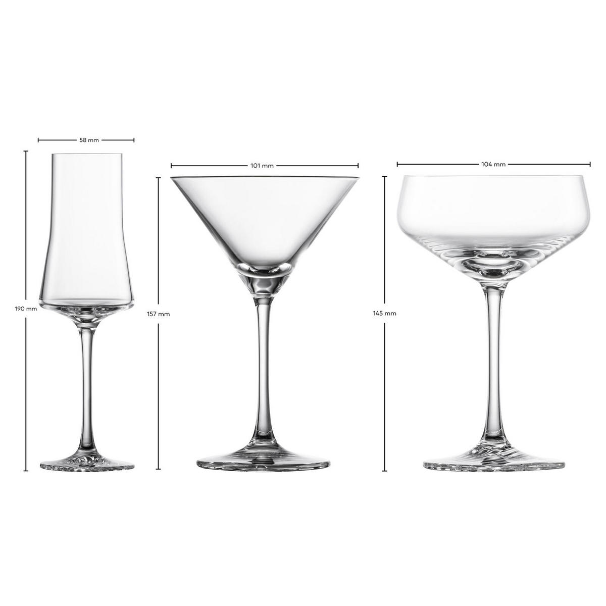 BARGLÄSERSET ECHO transparent 12er Set - Transparent, Glas - Zwiesel Glas
