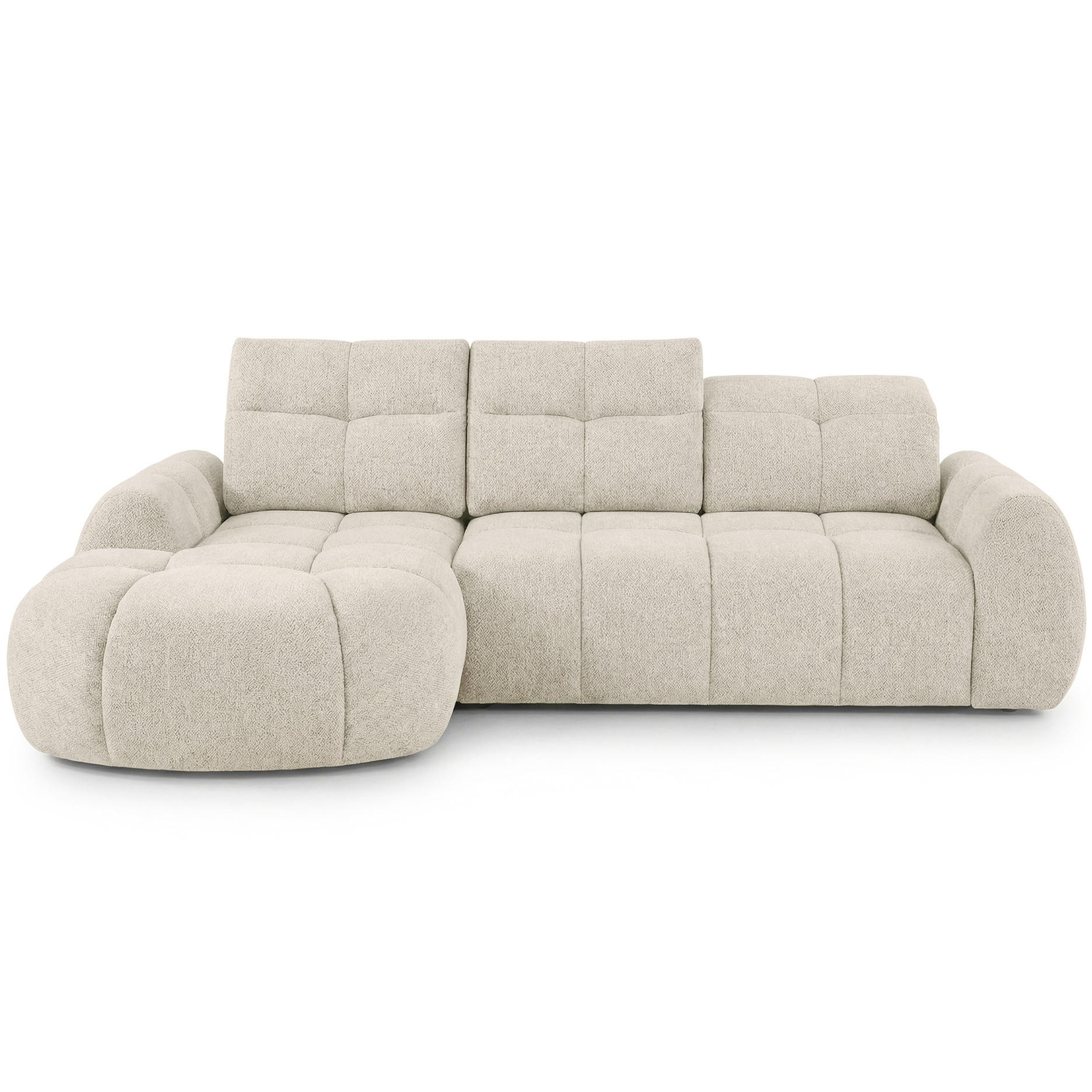 Beautysofa Ecksofa Sand 275x190 cm