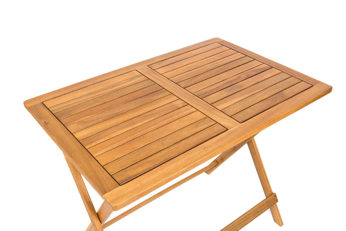 GARTENTISCH SKARA - Beige, Holz (60/80/74cm) - SAM