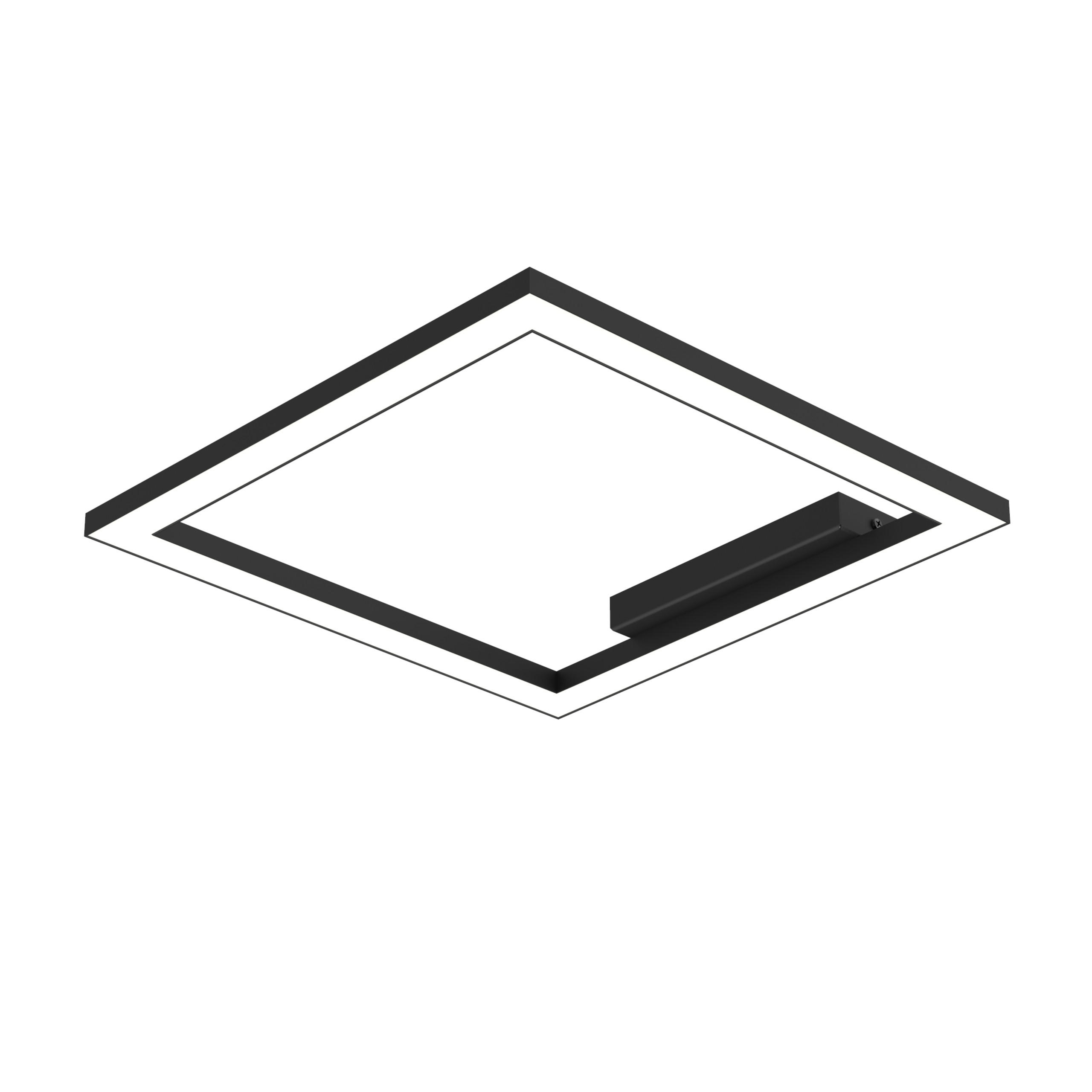 Lumicom Led-Deckenleuchte Schwarz 40x100x40 cm