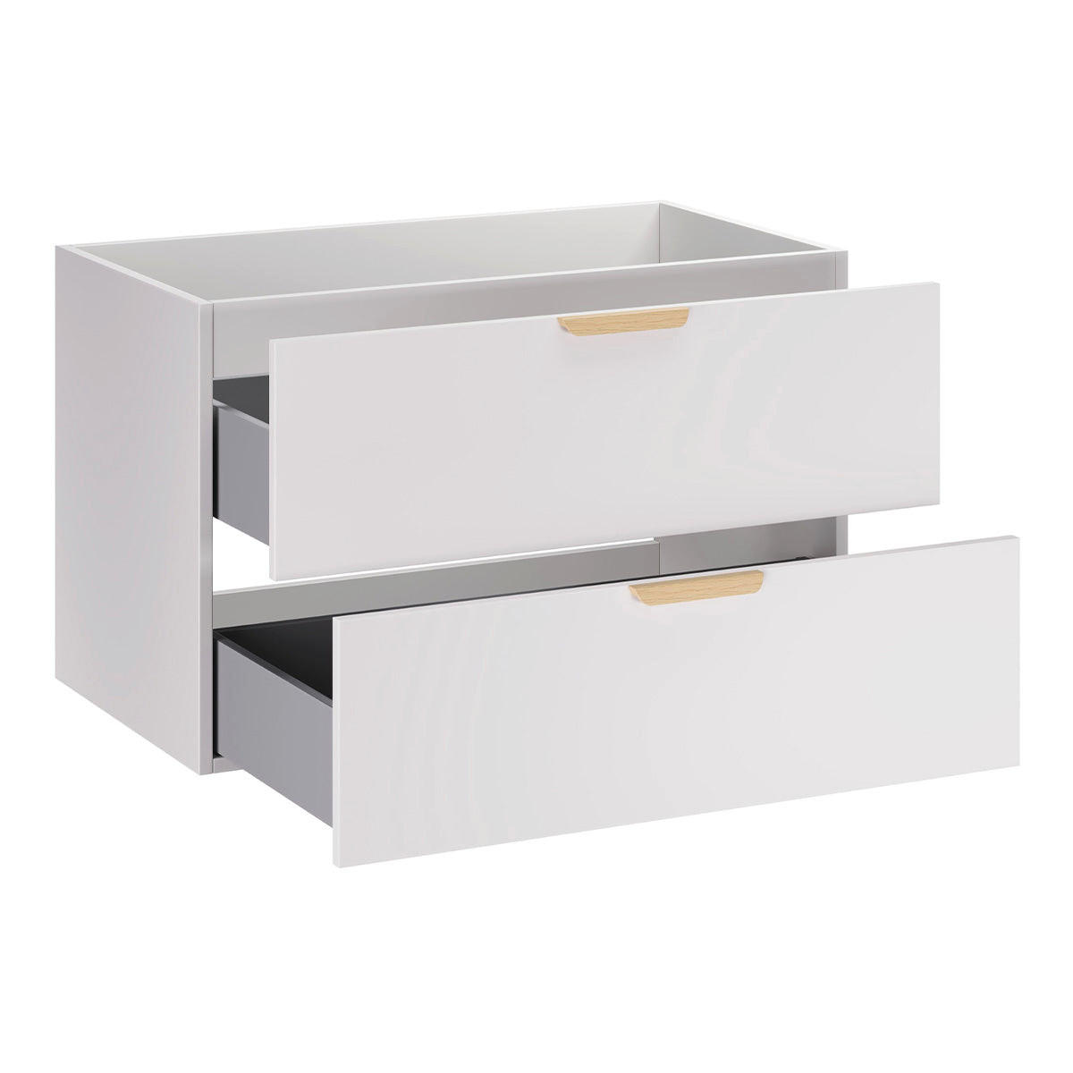 SKRINKA POD UMÝVADLO 80cm Oria Biela - biela, kompozitné drevo (80/50/45.5cm) - Petits-meubles