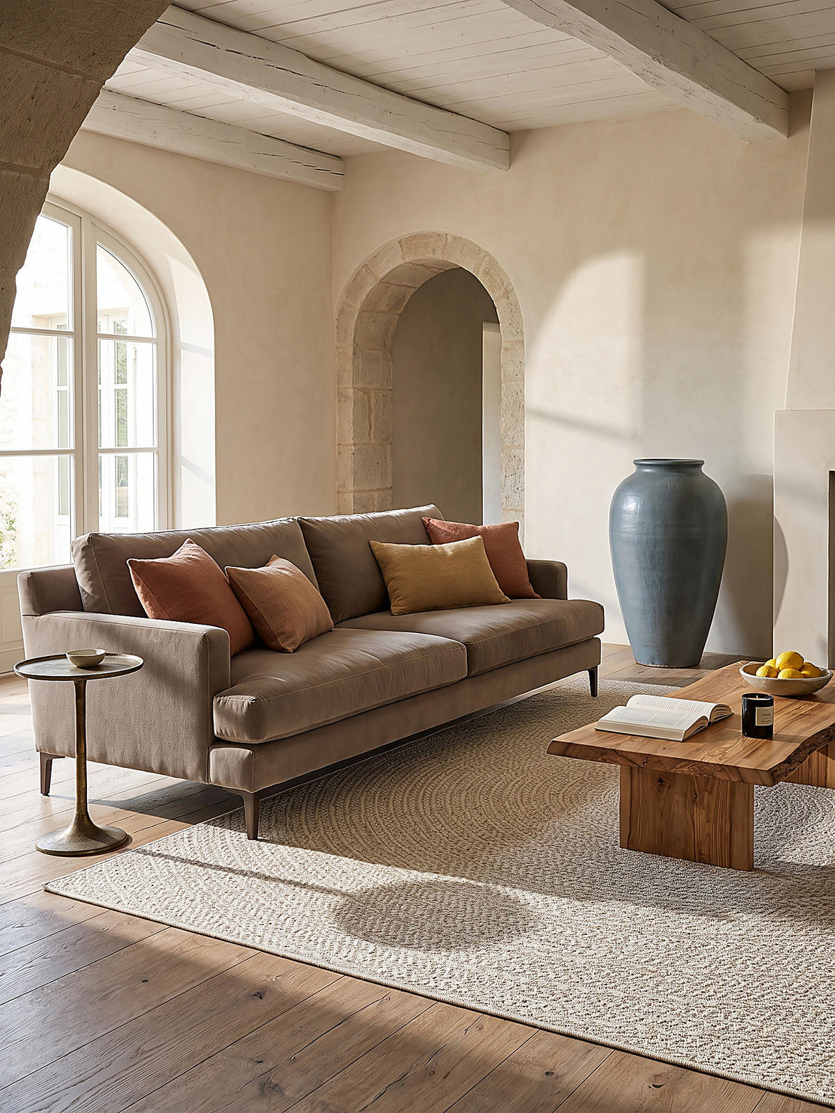 FLACHWEBTEPPICH Berber CORDEV Polypropylen Creme 160 x 230 cm - Beige, Textil (160/230cm) - KADIMA DESIGN