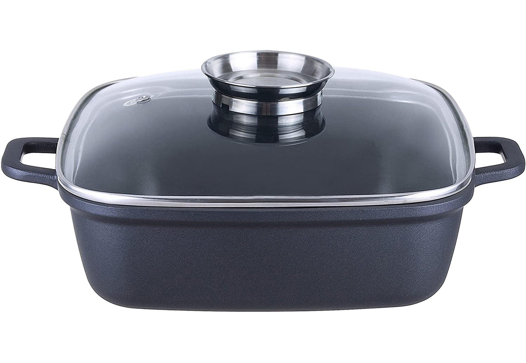 BRÄTER Santorin, Aluguss, Induktion, 3,8 Liter - Schwarz, Metall (28/28/7.4cm) - KOPF