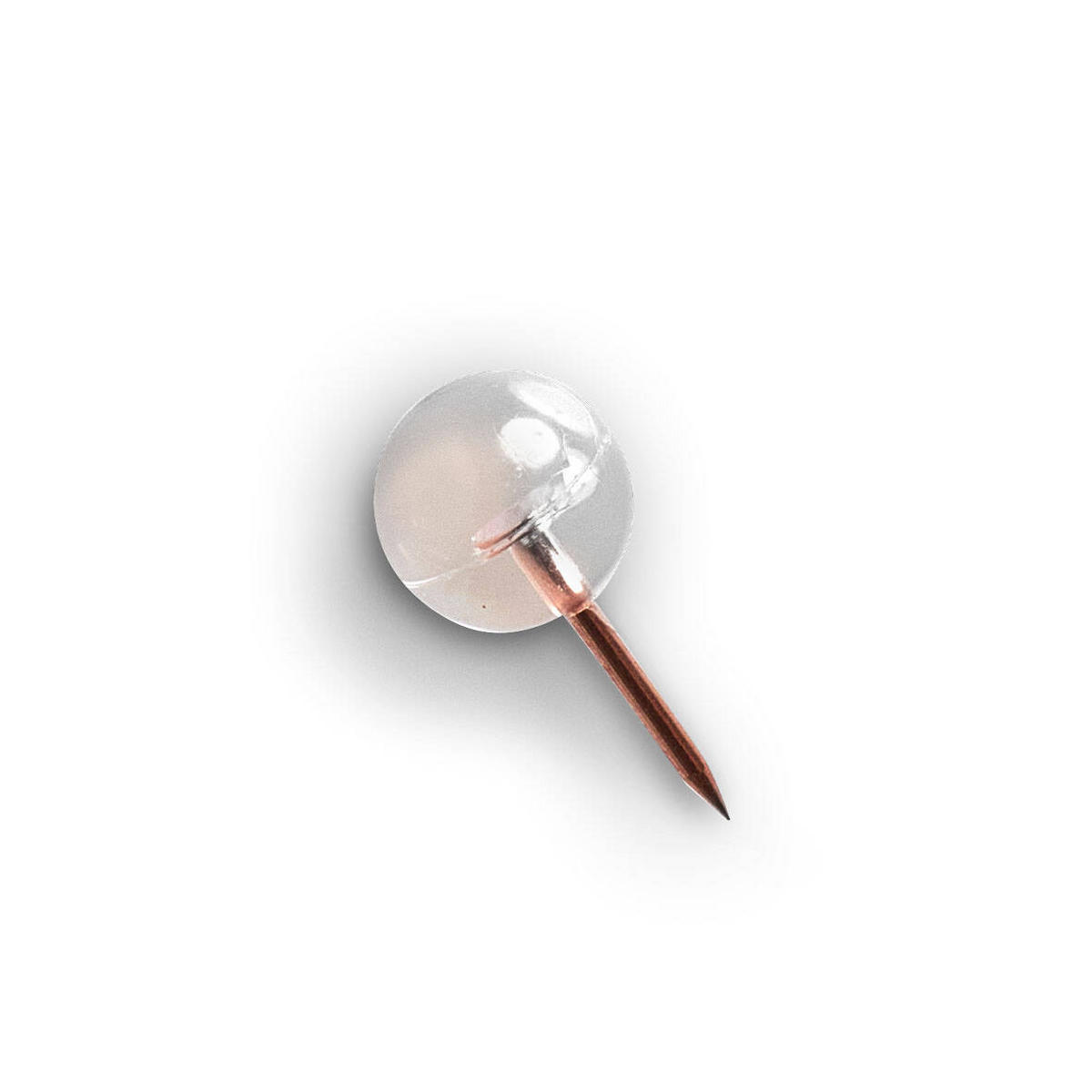 STECKNADELN 25 Stk. - Transparent, Kunststoff (0.94/0.94cm)
