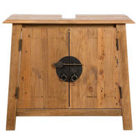 WASCHBECKENUNTERSCHRANK David 70/32/63 cm - Braun, Holzwerkstoff (70/63/32cm) - Nettlife