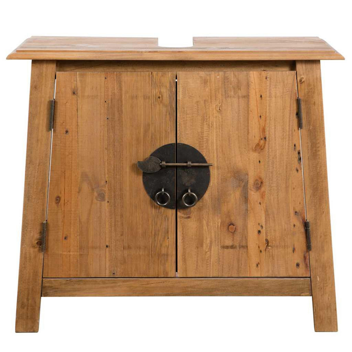 WASCHBECKENUNTERSCHRANK David 70/32/63 cm - Braun, Holzwerkstoff (70/63/32cm) - Nettlife