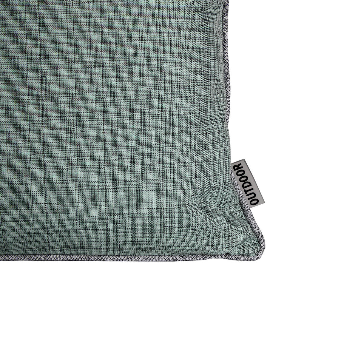 KISSENBEZUG Outdoor meliert 40x40 cm Mint - Mintgrün, Textil (40/40cm) - TiborTex