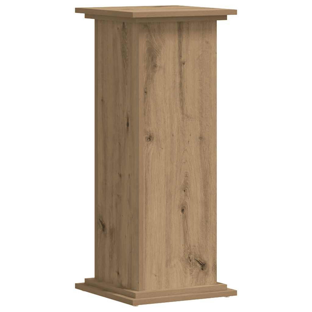 PFLANZENSTÄNDER Artisan-Eiche 33/33/80 Cm Holzwerkstoff - Braun, Holzwerkstoff (33/80/33cm) - vidaXL