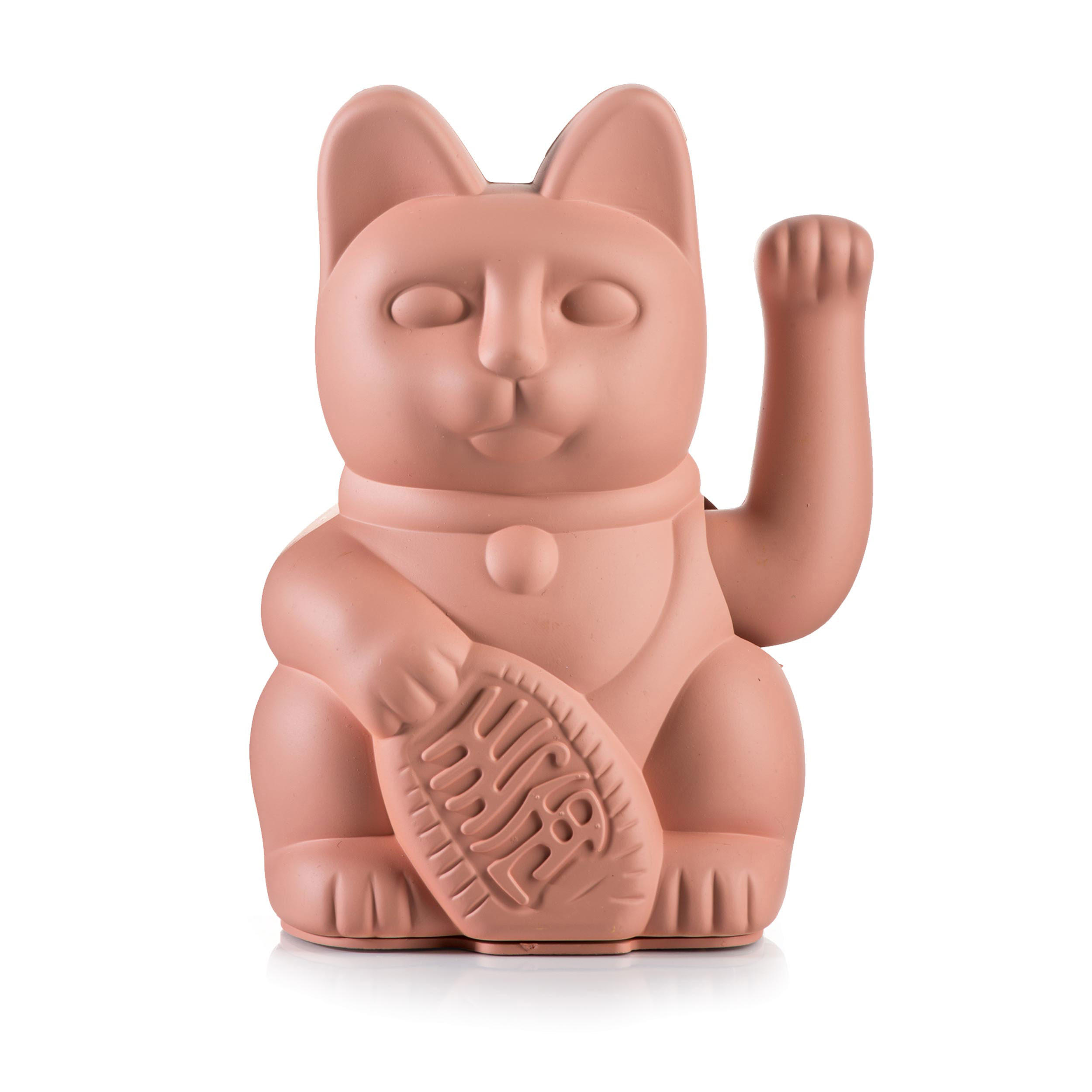WINKEKATZE Lucky Cat, Kunststoff, Pink, ca. 15 cm - Pink, Kunststoff (10.5/15/8.5cm) - Donkey Products