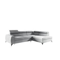 ECKSOFA Toronto - Hellgrau, Holzwerkstoff/Textil (270/200cm) - Fun Möbel