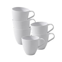 KAFFEETASSEN Pura weiß 150 ml 6er Set - Weiß, Keramik (0.15L) - Villeroy & Boch