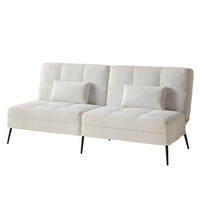 SCHLAFSOFA 3-Sitzer Multifunktionssofa mit Bettfunktion, Beige - Beige, Textil (174/42/102cm) - Kaket