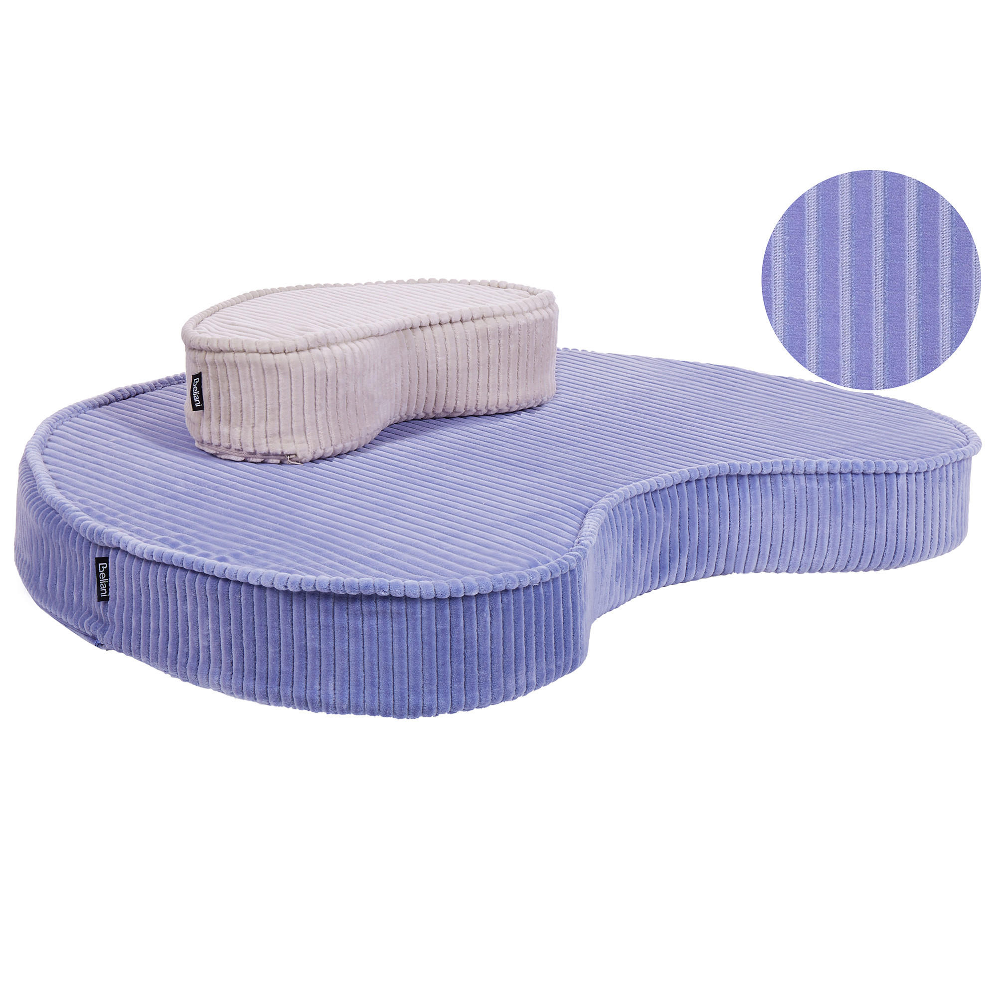 Beliani Pouf Violett 90x10x75 cm