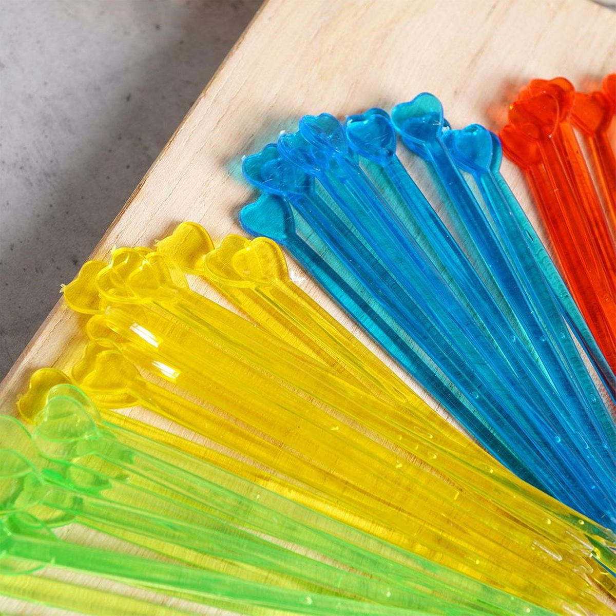 SNACK-ZAHNSTOCHER 8 cm 50 Stück. - Multicolor, Kunststoff (8cm) - Orion 