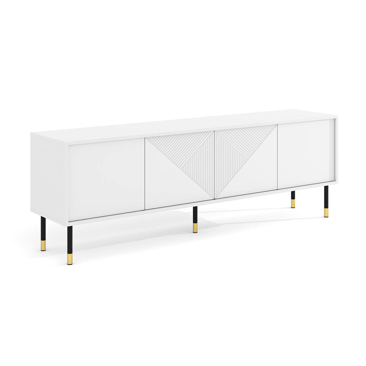 TV-MÖBEL Aglaé Weiß - Weiß, Holzwerkstoff (180/61/40cm) - Petits-meubles