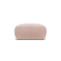 POUF Molino aus Boucle puderrosa - Pink, Textil (75/36/75cm) - Micadoni