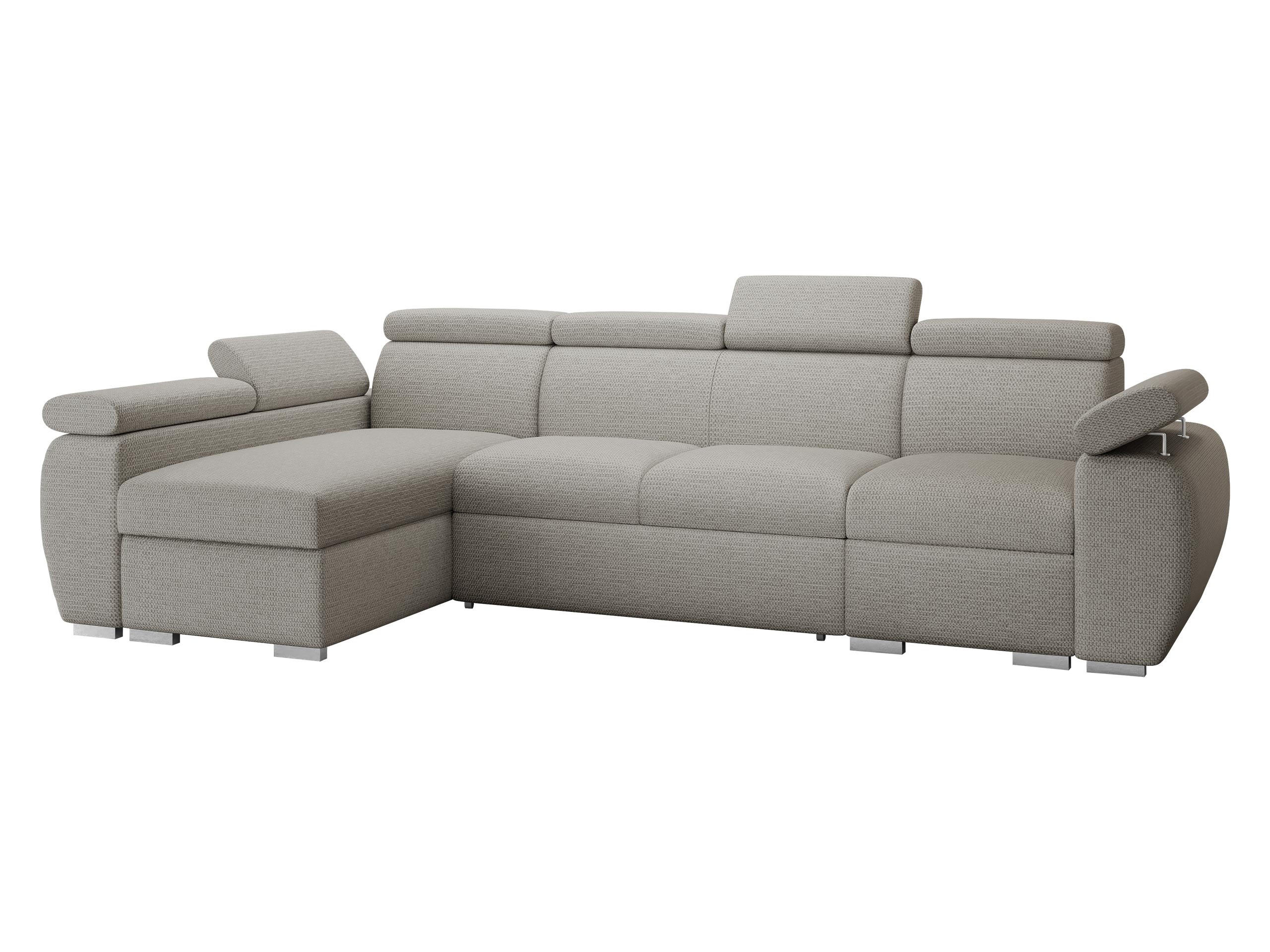 ECKSOFA Boston LCP, Seite: Links LCP+2R+1P(65) - Silberfarben, Holz/Textil (320/170cm) - MIRJAN24