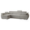ECKSOFA Boston LCP, Seite: Links LCP+2R+1P(65) - Silberfarben, Holz/Textil (320/170cm) - MIRJAN24
