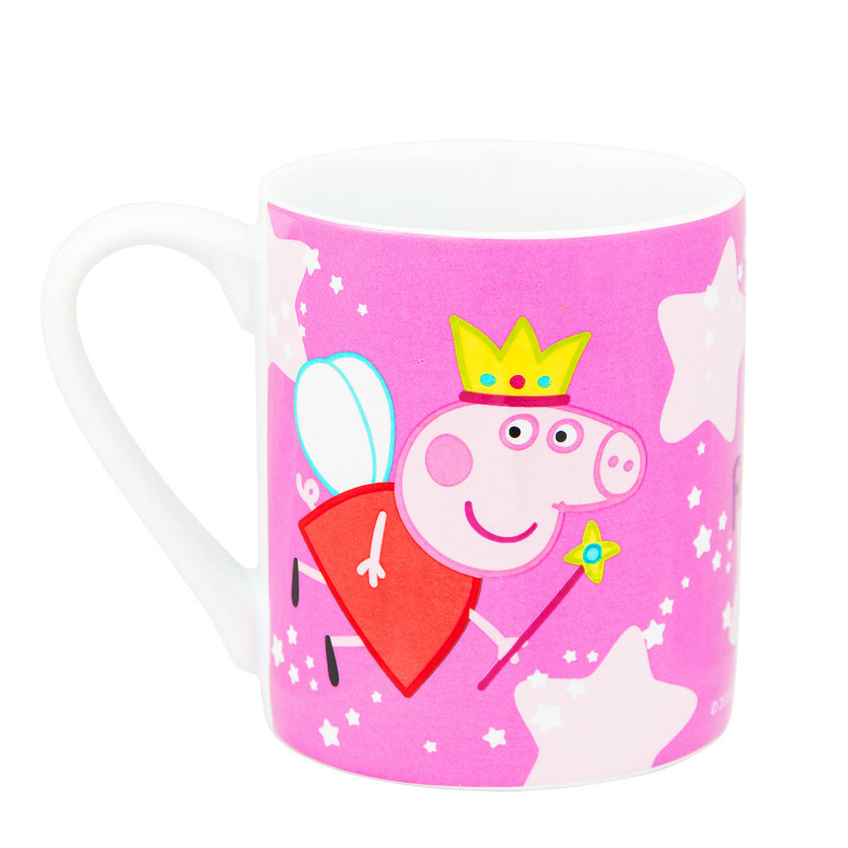 BECHER Peppa Wutz Feenkönigin Rosa 320 ml - Rosa, Keramik (0.32L) - United Labels