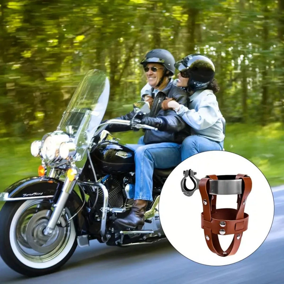 FAHRRADBECHERHALTER Verstellbarer universeller Wasserbecherhalter 7/7/14.6 cm Braun - Braun, Metall (7/14.6/7cm) - Authentics