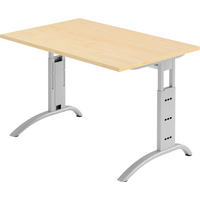SCHREIBTISCH Serie-F 80/120/74 cm in Ahornfarben - Ahornfarben, Holzwerkstoff (80/120/74cm) - bümö