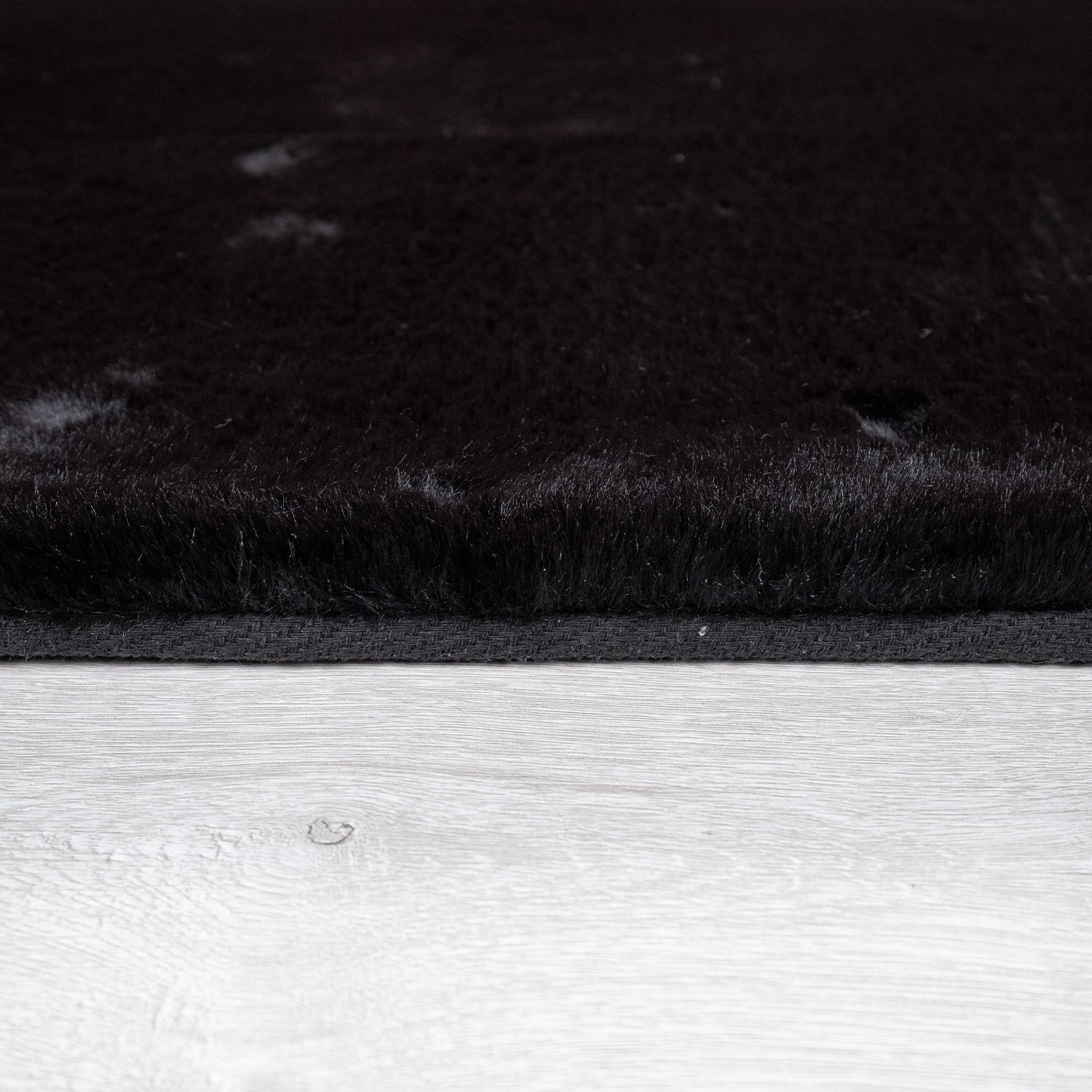 Thumbnail - Paco Home Hochflorteppich, Schwarz, Textil, Rechteckig, 100x200 cm, strapazierfähig, für Fußbodenheizung geeignet, Teppi...