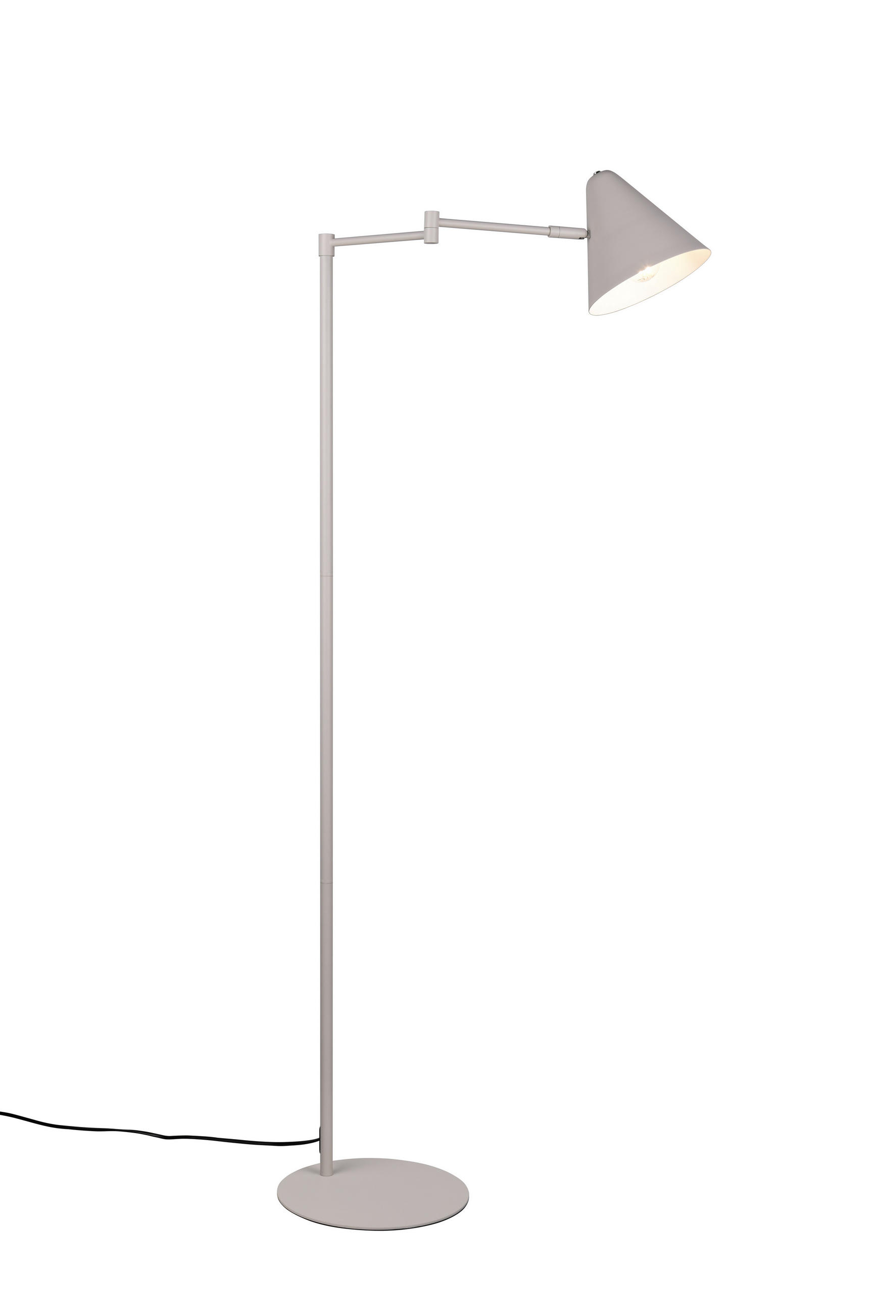 STEHLAMPE COSIMA - Grau - 15/15/126.5 cm - Grau, Metall (52.5/52.5/126.5cm) - Trio Leuchten