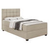 BOXBETT Lind - Beige/Schwarz, Holz/Holzwerkstoff (120/200cm) - MIRJAN24