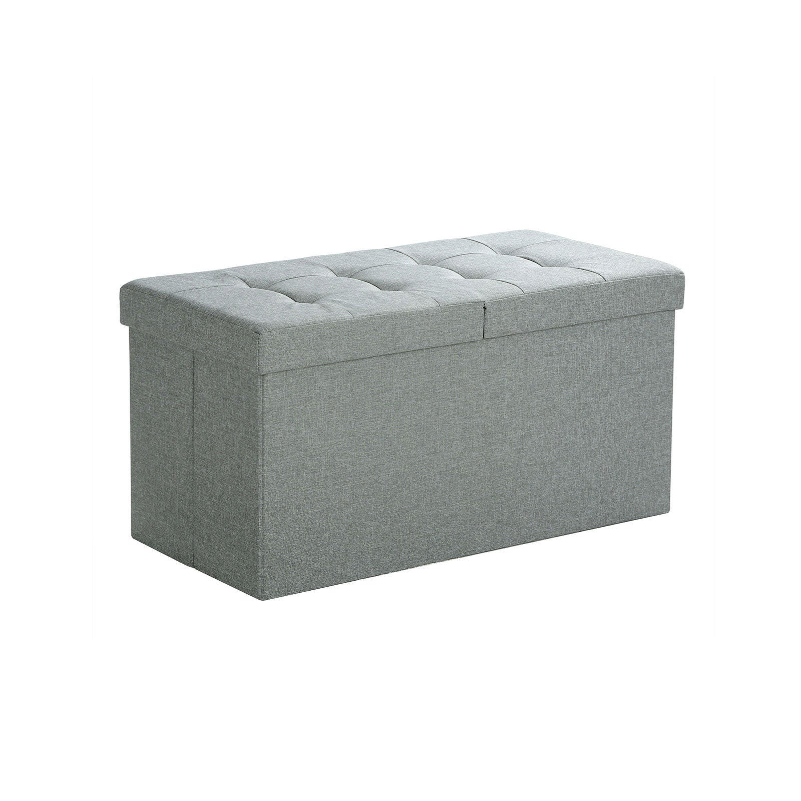 Hansiro Sitztruhe Grau 38x38x76 cm