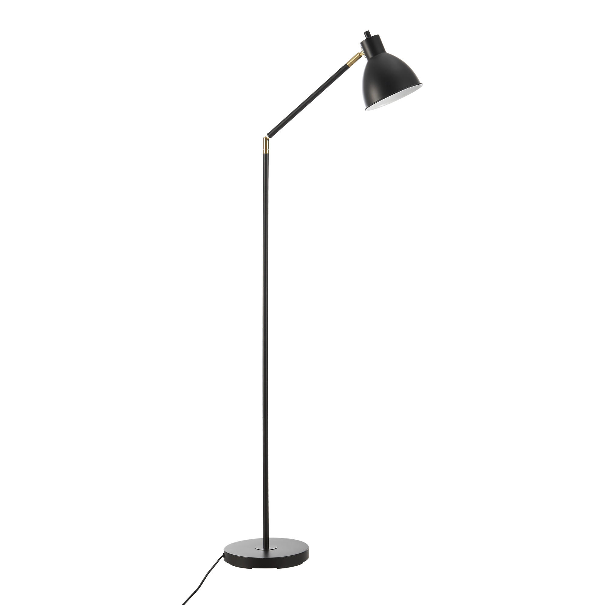 STEHLEUCHTE Stockport - Schwarz, Metall (23/58/139cm) - lux.pro