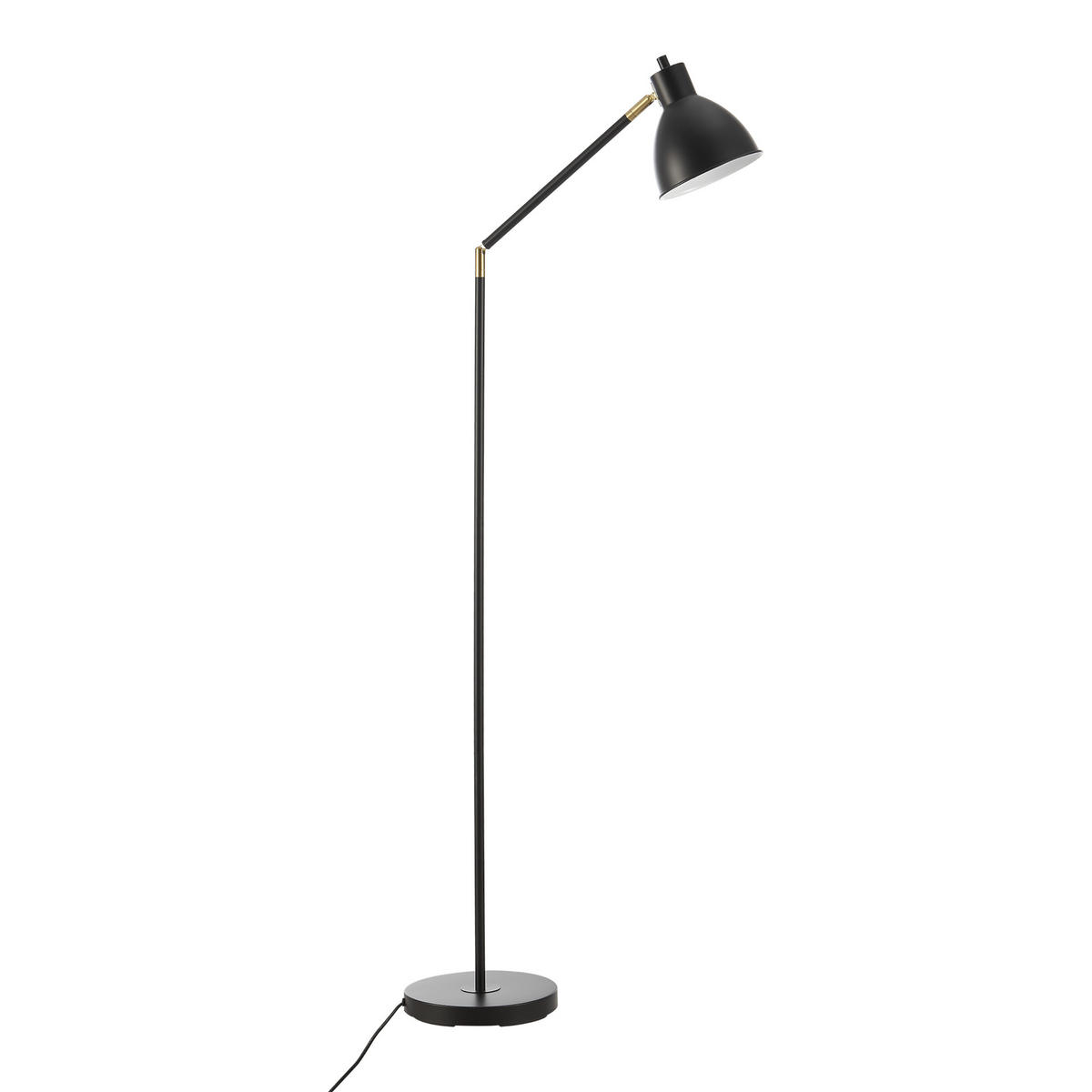 STEHLEUCHTE Stockport - Schwarz, Metall (23/58/139cm) - lux.pro