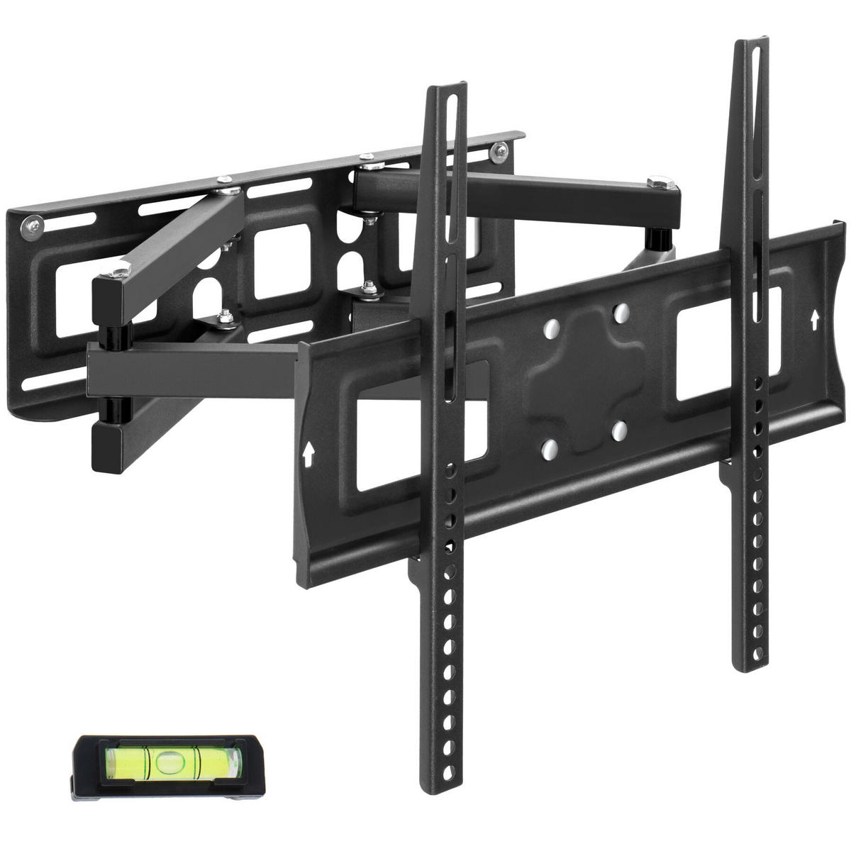 TV-WANDHALTERUNG, bis 100 kg, schwarz - Schwarz, Metall (45/40/52cm) - tectake