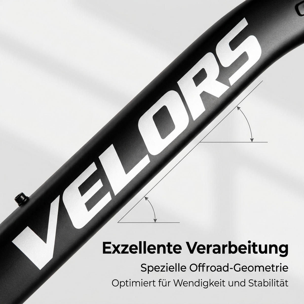 MOUNTAINBIKE 27,5 Zoll Schwarz + Grau – 21-Gang Schaltung - Doppelscheibenbremsen – Carbonstahl - Schwarz, Metall (20cm) - Oxeza