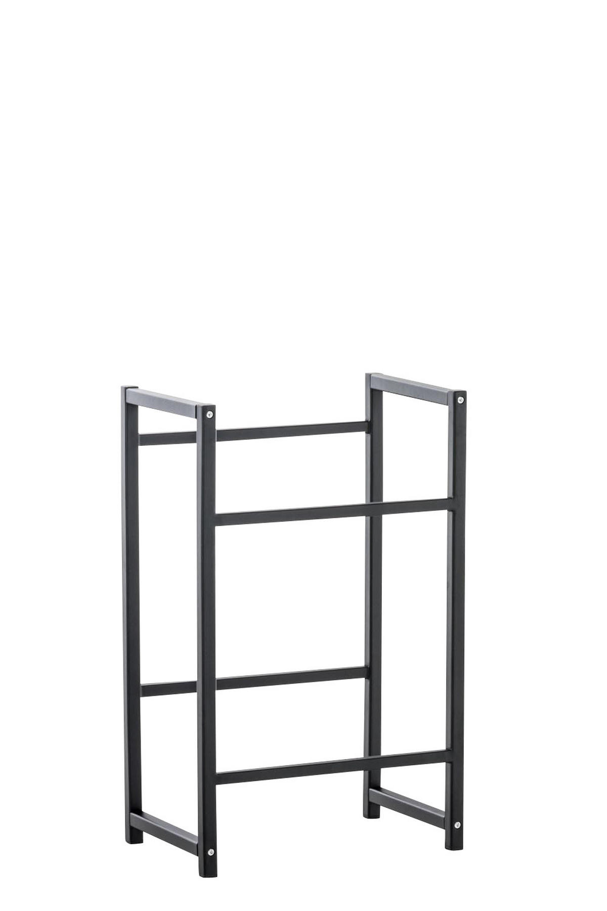KASTENSTÄNDER Metall schwarz - Schwarz, Metall (47/75/31cm) - CLP